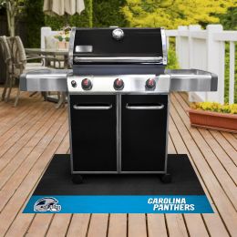 Carolina Panthers Grill Mat â€“ Vinyl 26 x 42