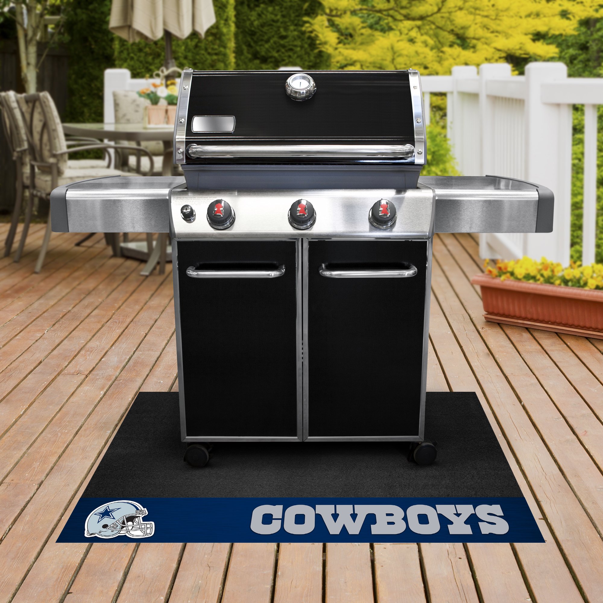 Dallas Cowboys Grill Mat â€“ Vinyl 26 x 42