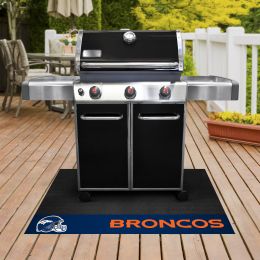 Denver Broncos Grill Mat â€“ Vinyl 26 x 42