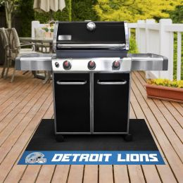 Detroit Lions Grill Mat â€“ Vinyl 26 x 42