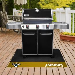 Jacksonville Jaguars Grill Mat â€“ Vinyl 26 x 42