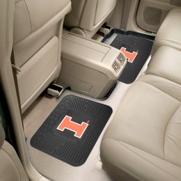 University of Illinois Rubber 2pc Utility Mat Set