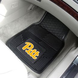 Pitt 2pc Vinyl Car Floor Mats - 18 x 27