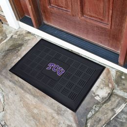 Texas Christian University Sports  Medallion Doormat