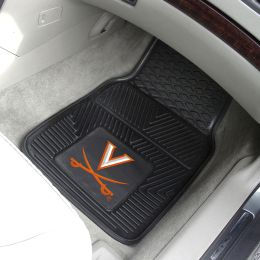 Virginia 2pc Vinyl Car Floor Mats - 18" x 27"