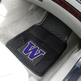 UW Huskies 2pc Vinyl Car Floor Mats - 18 x 27