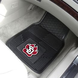 USD Coyotes 2pc Vinyl Car Floor Mats - 18 x 27