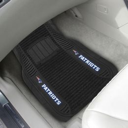 New England Patriots Deluxe Car Mat Set â€“ Vinyl & Carpet