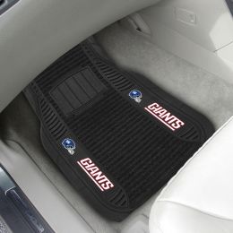 New York Giants Deluxe Car Mat Set â€“ Vinyl & Carpet