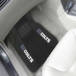 Indianapolis Colts Deluxe Car Mat Set â€“ Vinyl & Carpet