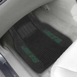 New York Jets Deluxe Car Mat Set â€“ Vinyl & Carpet