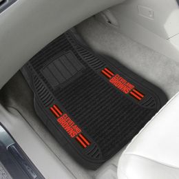 Cleveland Browns Deluxe Car Mat Set â€“ Vinyl & Carpet