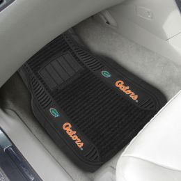 Uni of Florida Deluxe Vinyl/Carpet 2pc  Logo Car Mat Set