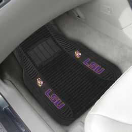 Vinyl/Carpet Deluxe Car Mat Set - Louisiana State University