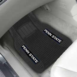 Penn State Deluxe Vinyl/Carpet 2pc  Logo Car Mat Set