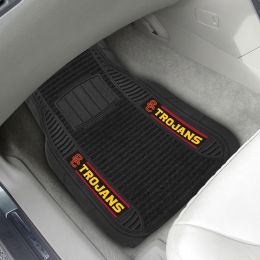 Southern California Deluxe Vinyl/Carpet 2pc  Logo Car Mat Set