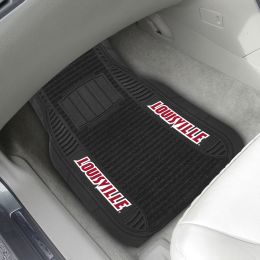 UofL Deluxe Car Mat Set â€“ Vinyl & Carpet