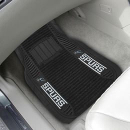 San Antonio Spurs Deluxe Car Mat Set â€“ Vinyl & Carpet