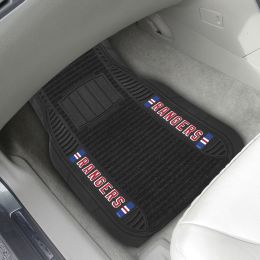 New York Rangers Deluxe Car Mat Set â€“ Vinyl & Carpet