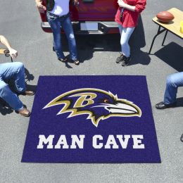 Ravens Man Cave Tailgater Mat â€“ 60 x 72