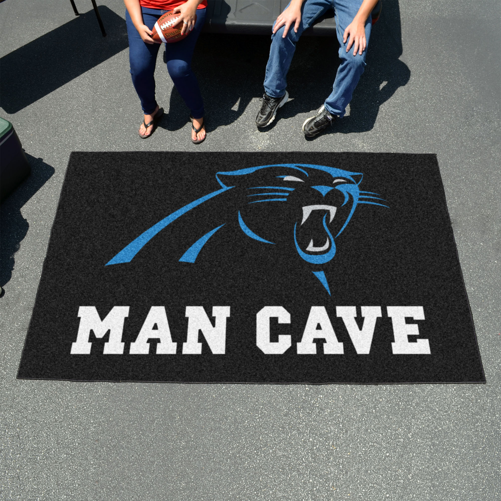Panthers Man Cave Ulti-Mat - Nylon 60 x 96