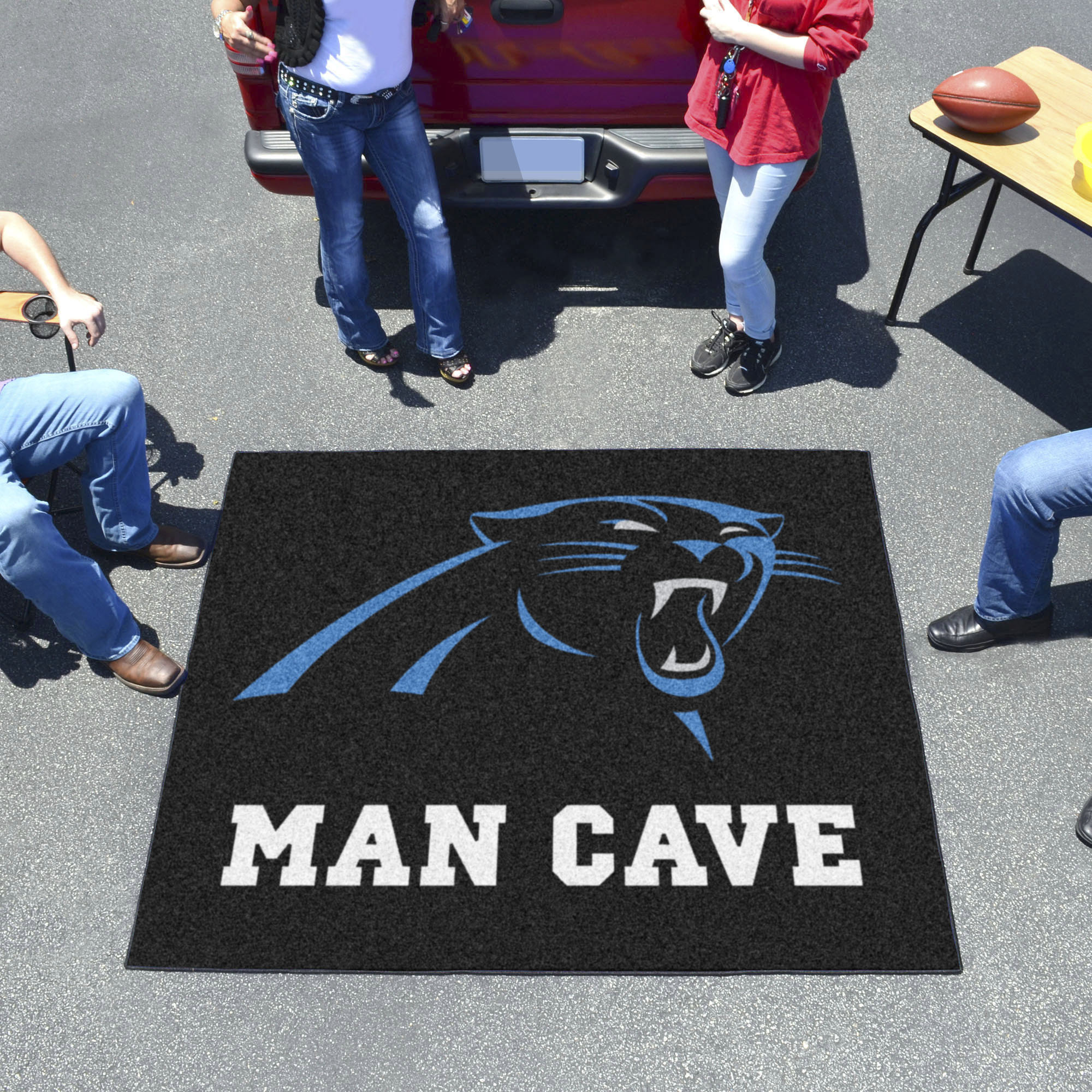 Panthers Man Cave Tailgater Mat – 60 x 72