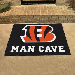 Bengals Man Cave All Star Mat â€“ 34 x 44.5