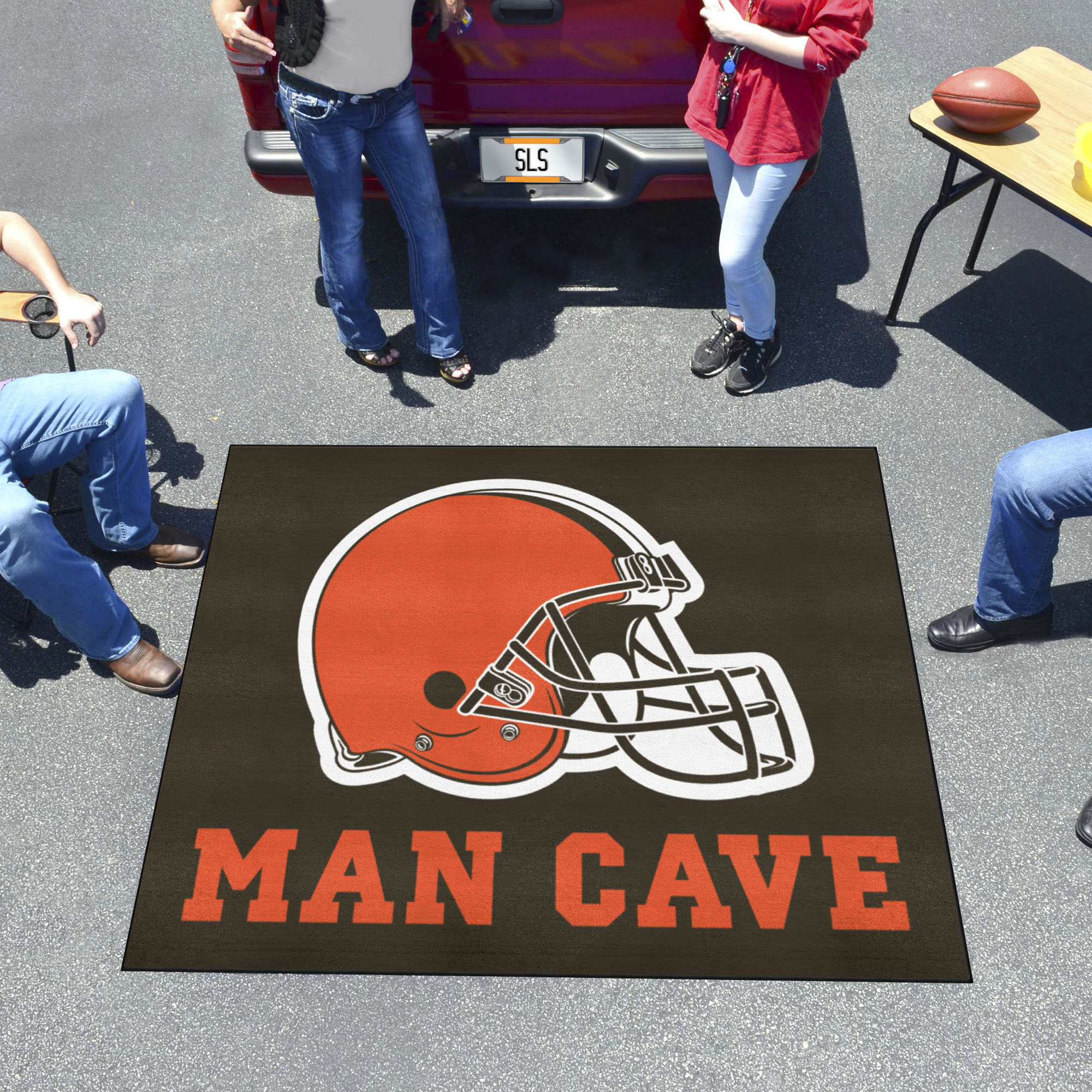 Browns Man Cave Tailgater Mat – 60 x 72