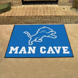 Lions Man Cave All Star Mat â€“ 34 x 44.5