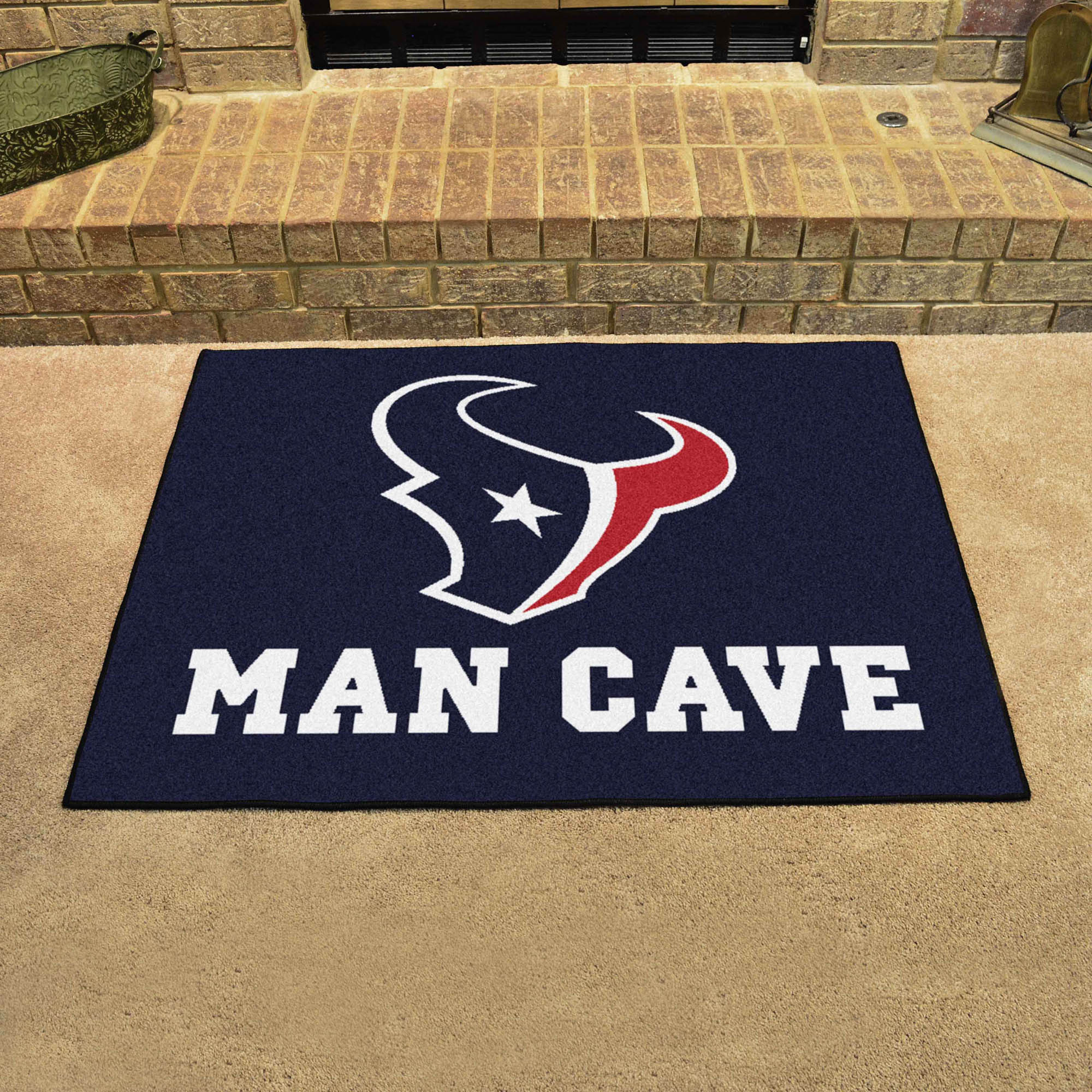 Texans Man Cave All Star Mat â€“ 34 x 44.5