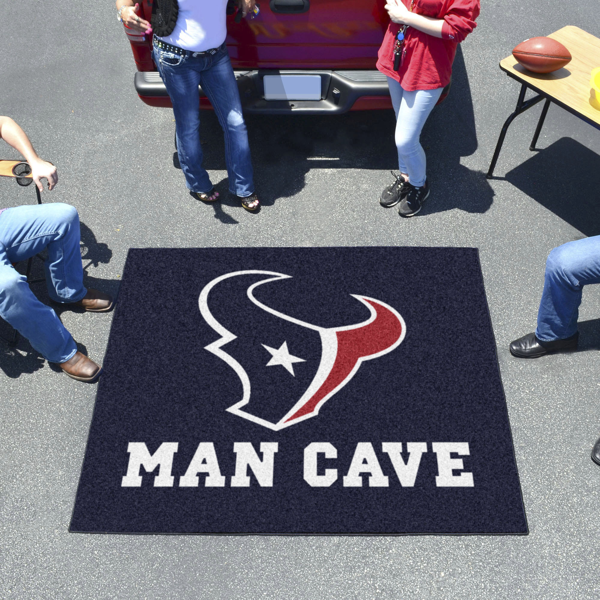 Texans Man Cave Tailgater Mat â€“ 60 x 72