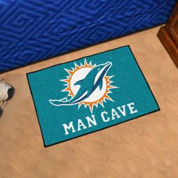 Dolphins Man Cave Starter Mat - 19 x 30