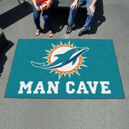 Dolphins Man Cave Ulti-Mat - Nylon 60 x 96