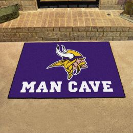 Vikings Man Cave All Star Mat â€“ 34 x 44.5