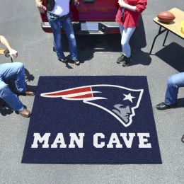 Patriots Man Cave Tailgater Mat â€“ 60 x 72