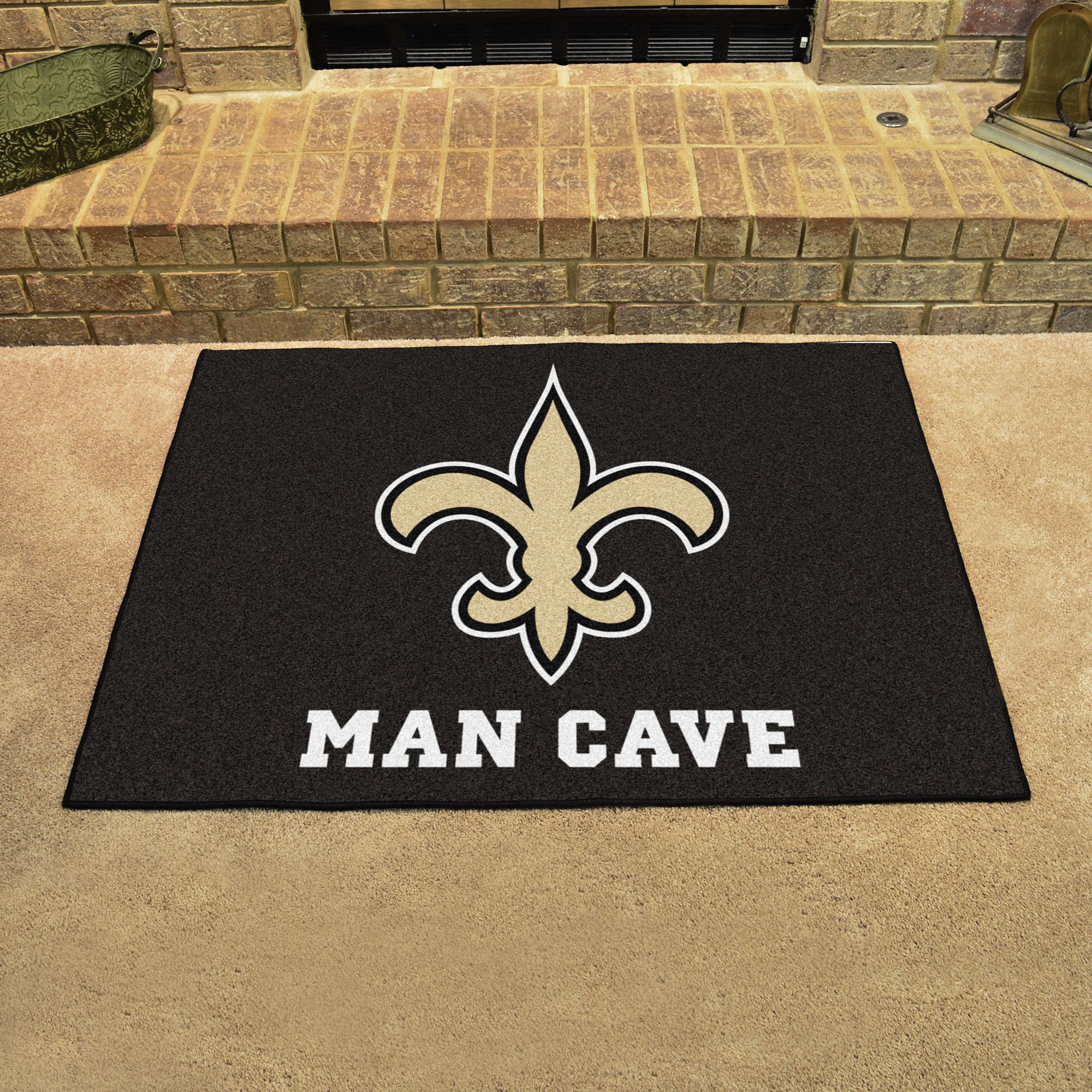 Saints Man Cave All Star Mat â€“ 34 x 44.5