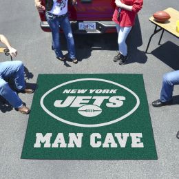 Jets Man Cave Tailgater Mat â€“ 60 x 72