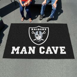 Raiders Man Cave Ulti-Mat - Nylon 60 x 96