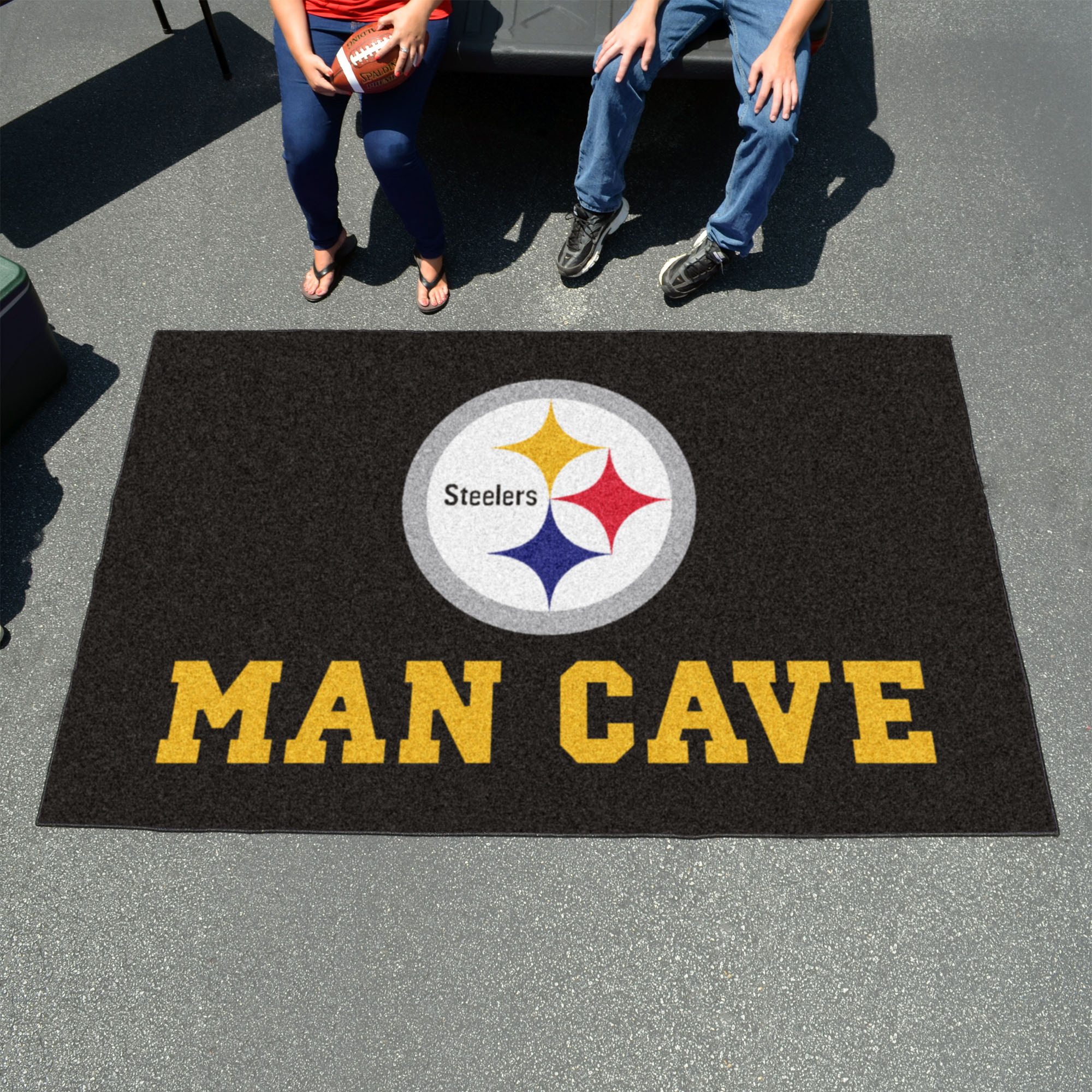 Steelers Man Cave Ulti-Mat - Nylon 60 x 96