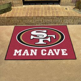 49ers Man Cave All Star Mat – 34 x 44.5