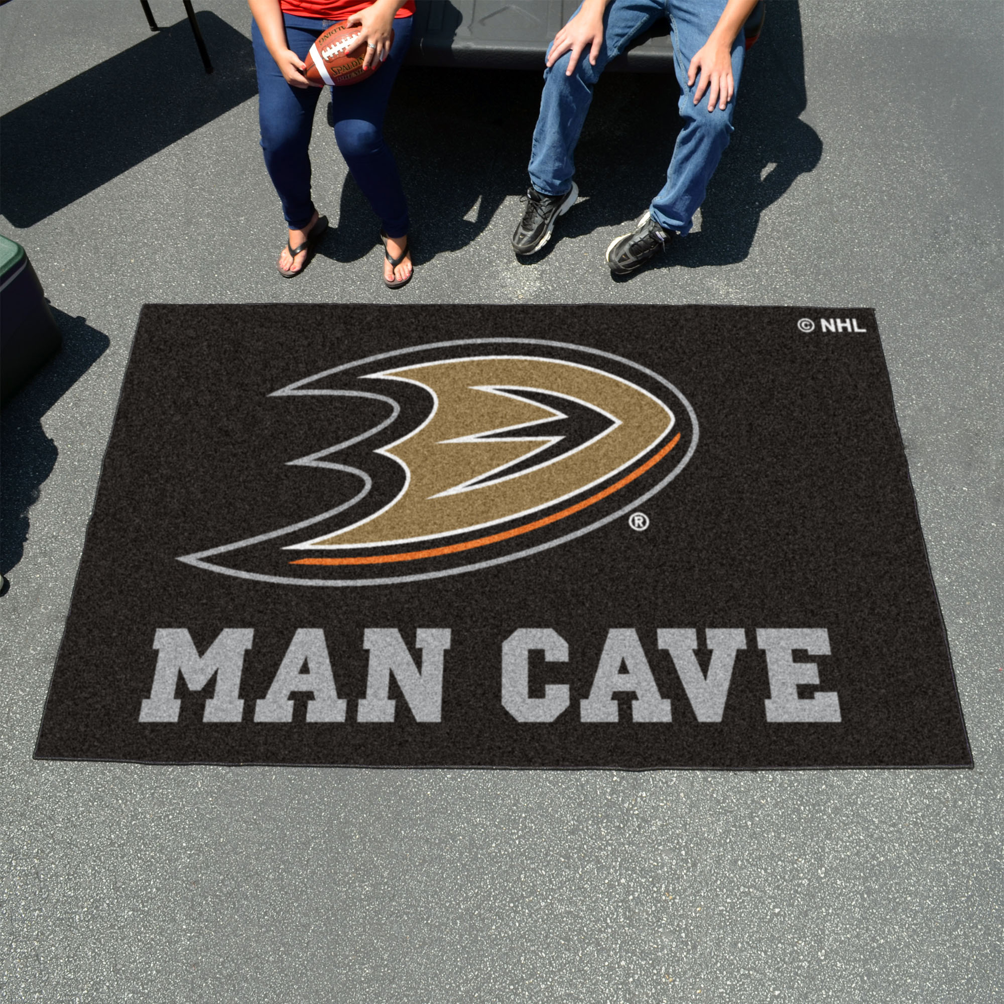 Anaheim Ducks Man Cave Ulti-Mat - Nylon 60" x 96"