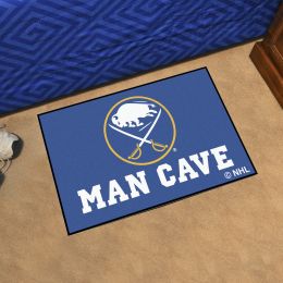 Sabres Man Cave Starter Mat - 19â€ x 30â€