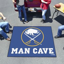 Sabres Man Cave Tailgater Mat â€“ 60â€ x 72â€