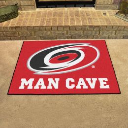 Hurricanes Man Cave All Star Mat â€“ 34â€ x 44.5â€