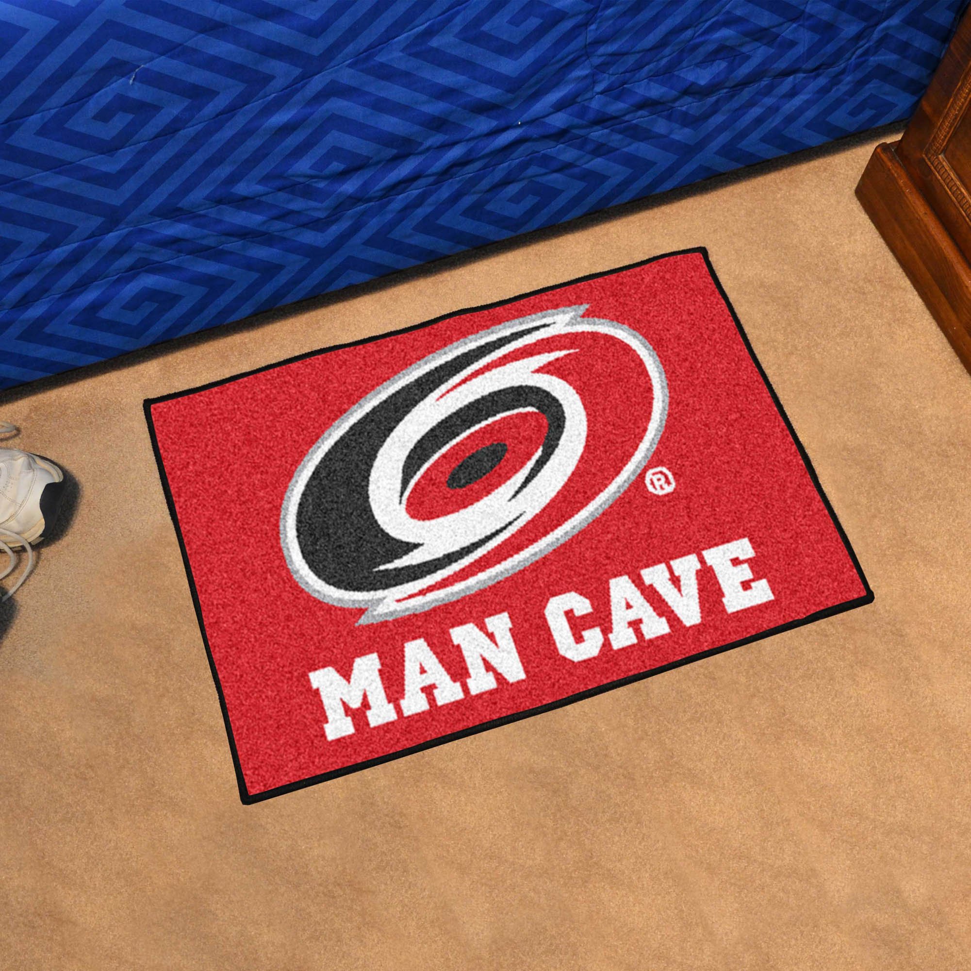 Hurricanes Man Cave Starter Mat - 19â€ x 30â€