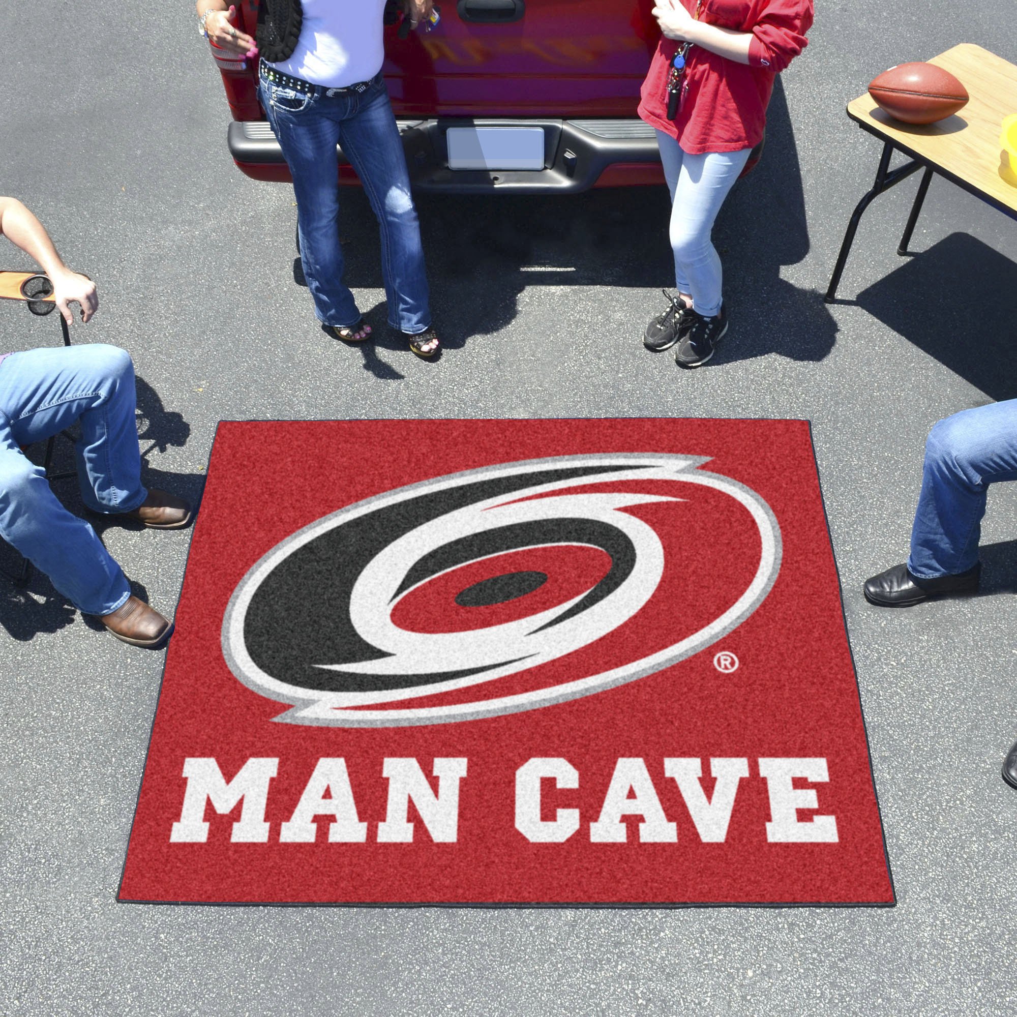 Hurricanes Man Cave Tailgater Mat â€“ 60â€ x 72â€