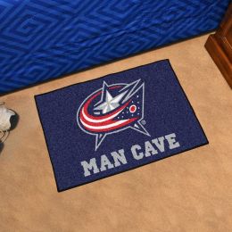 Blue Jackets Man Cave Starter Mat - 19â€ x 30â€