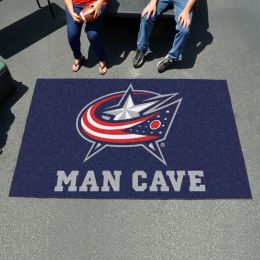 Columbus Blue Jackets Man Cave Ulti-Mat - Nylon 60" x 96"