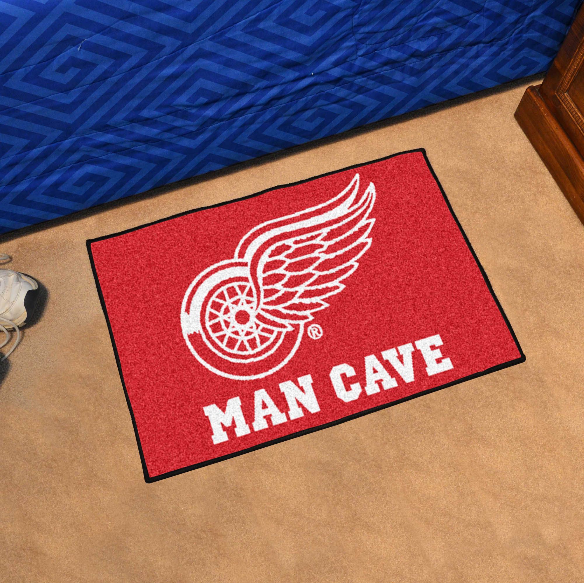 Red Wings Man Cave Starter Mat - 19â€ x 30â€