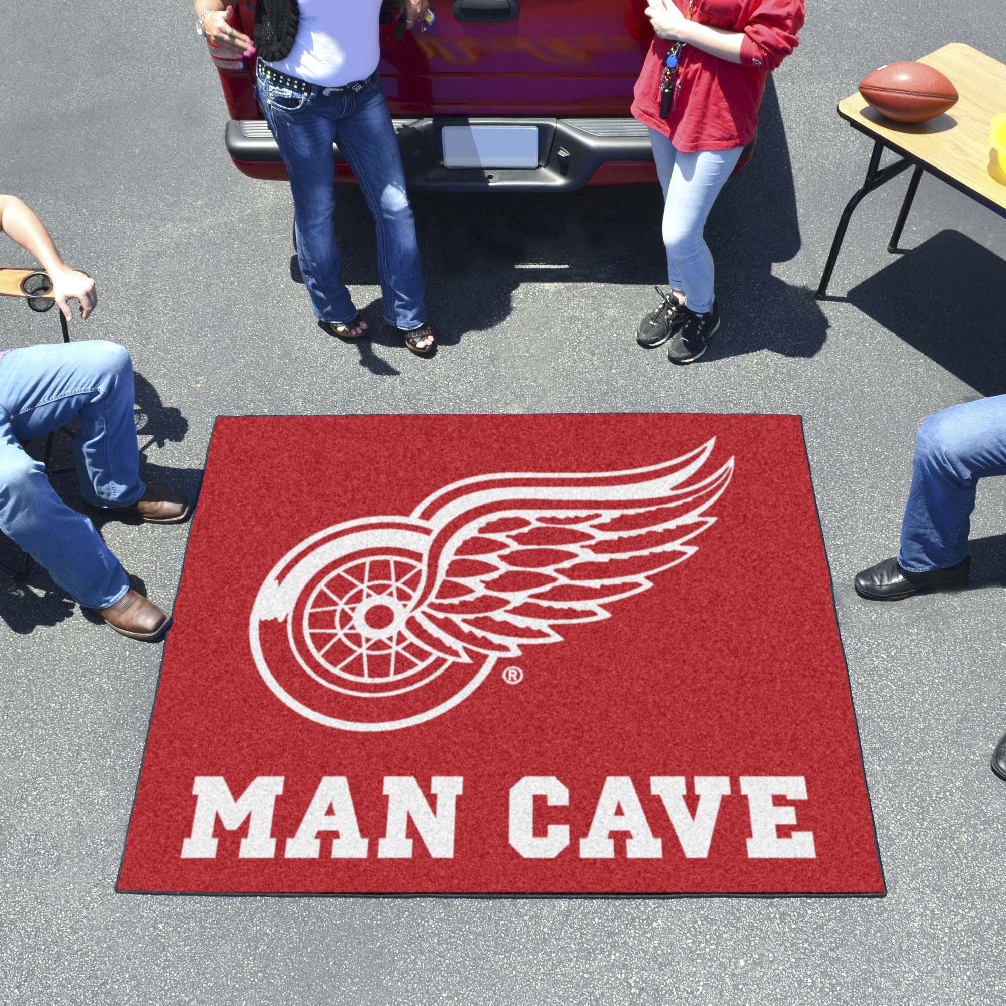 Red Wings Man Cave Tailgater Mat â€“ 60â€ x 72â€